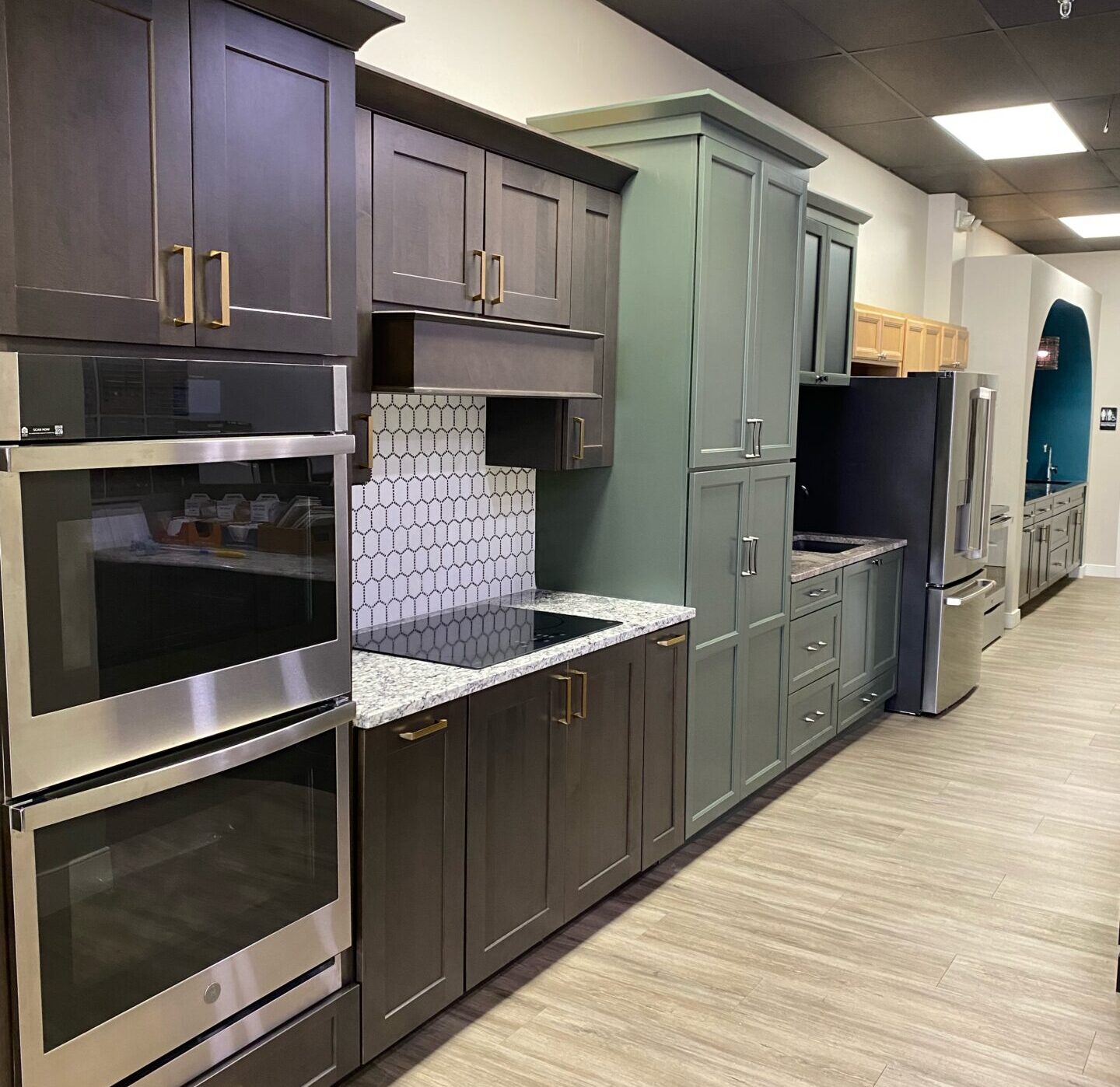 Kitchen selection in Bel Air MD showroom