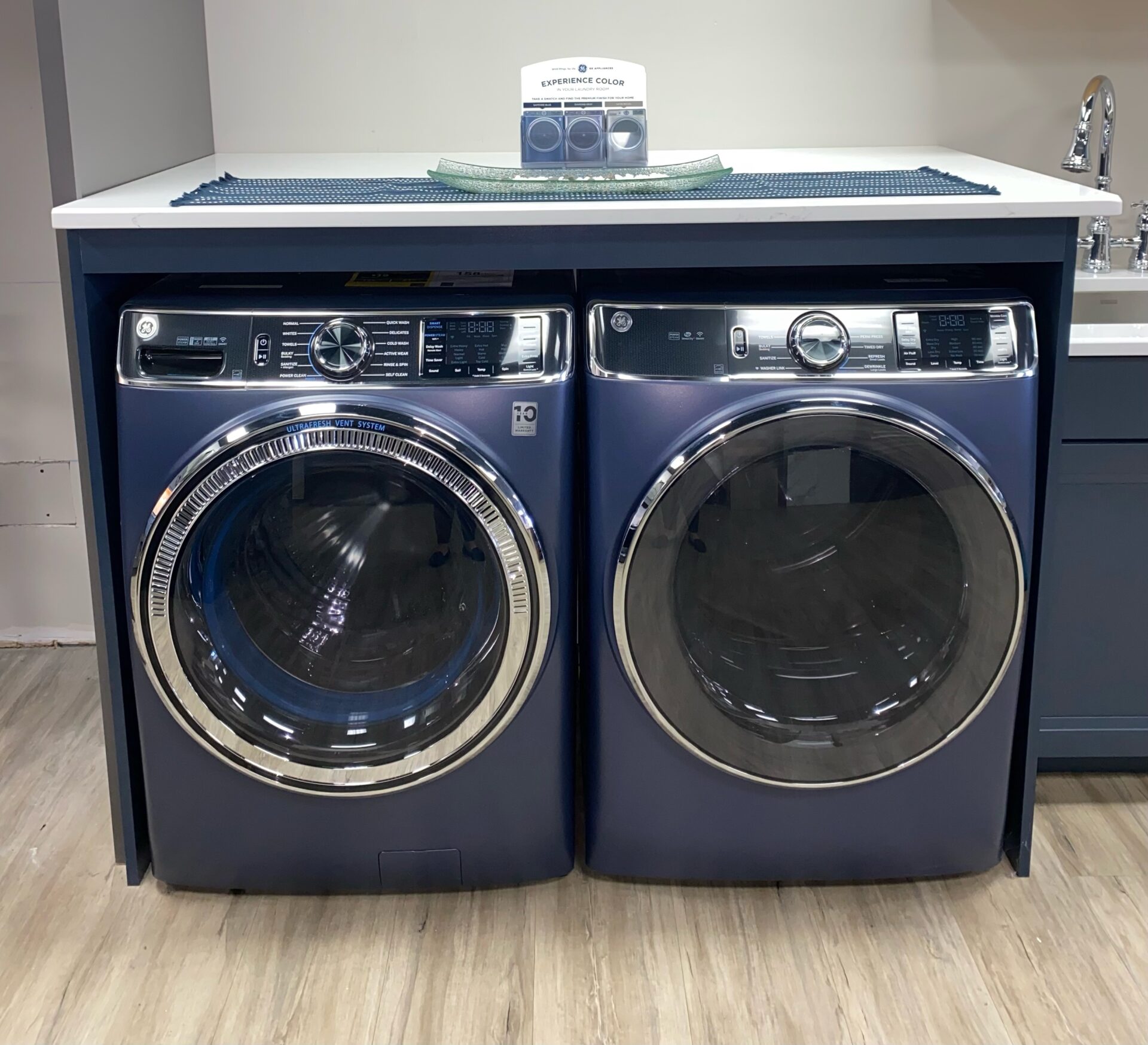 Encased laundry showrroom in Bel Air MD