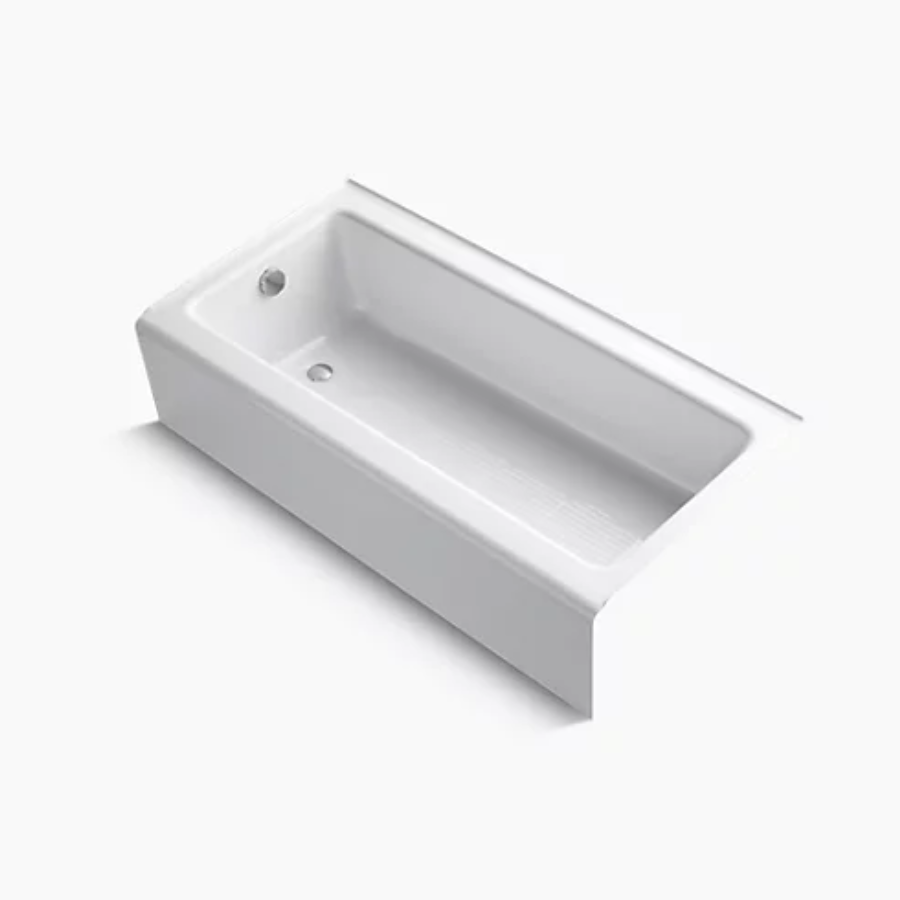 white square tub